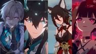 Aventurine and Imbibitor Lunae team (Image via HoYoverse)